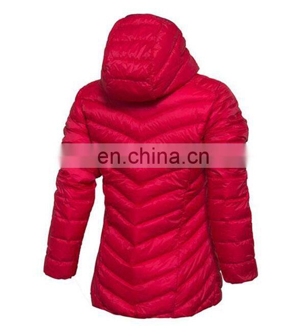 woman plus size windbreaker down jacket shiny shell