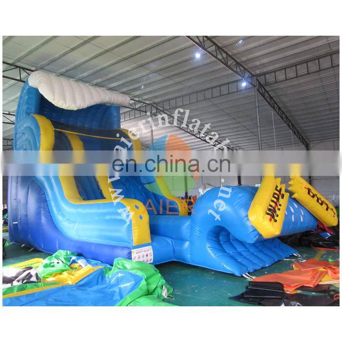2017 newest inflatable dry slide / cute and special design inflatable children slide