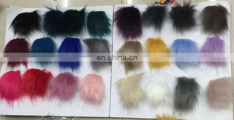 popular selling lovely pom pom key chain large fur bag charms