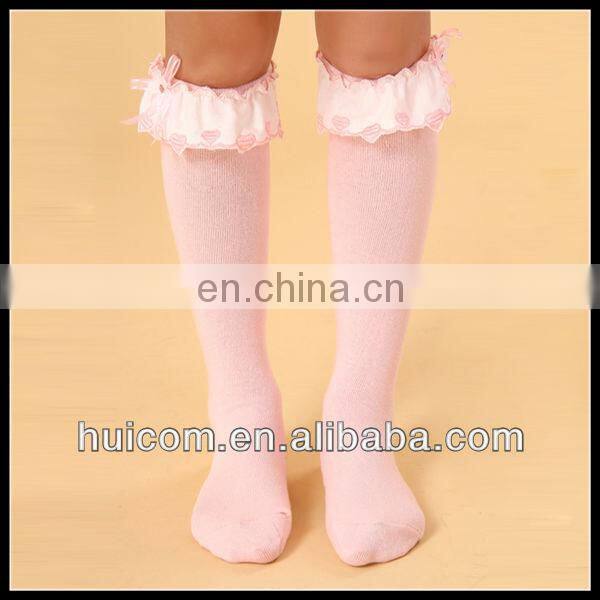 tube white school girls socks