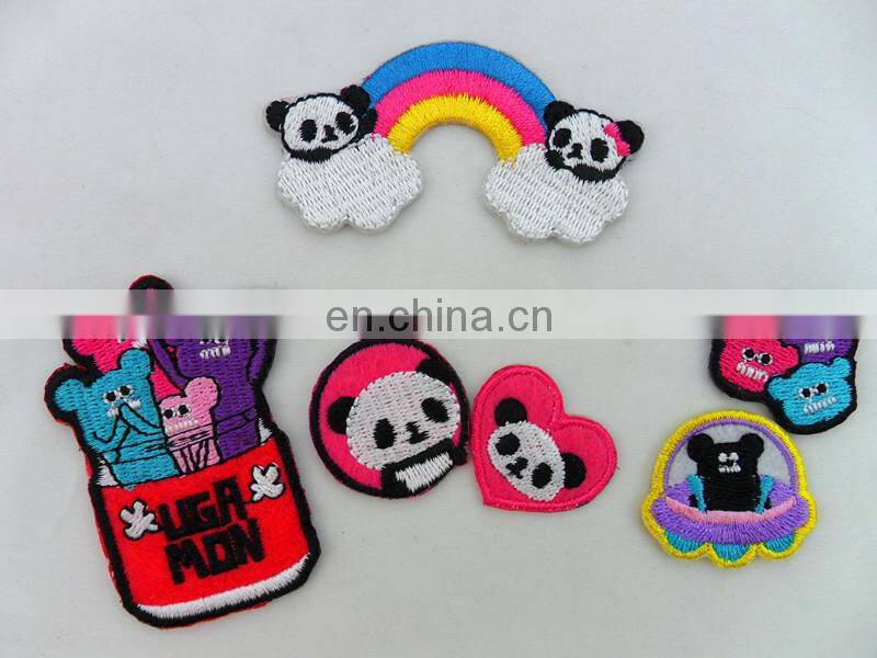 3D machine embroidery clothing patch/badge/design