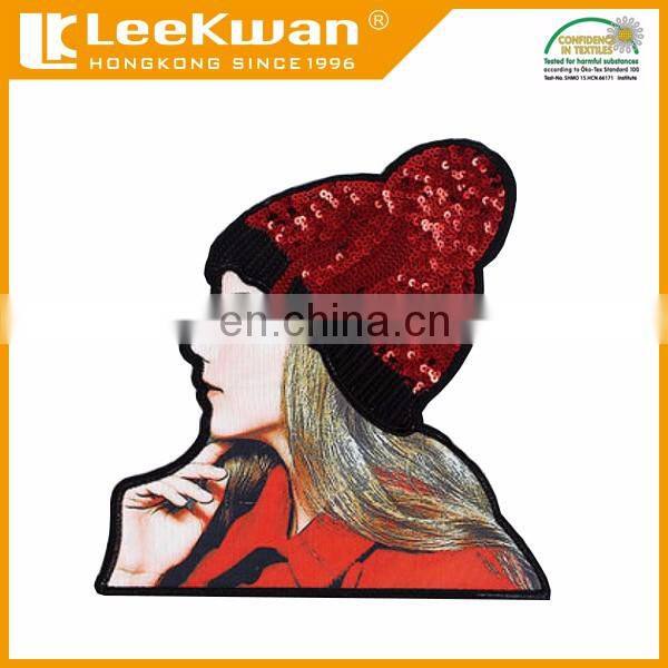 custom printed reflective embroidered dye sublimation patch
