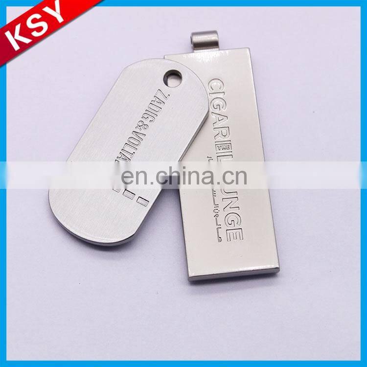 Hot sell metal furniture hardware accessories clothing labels with engraved logo