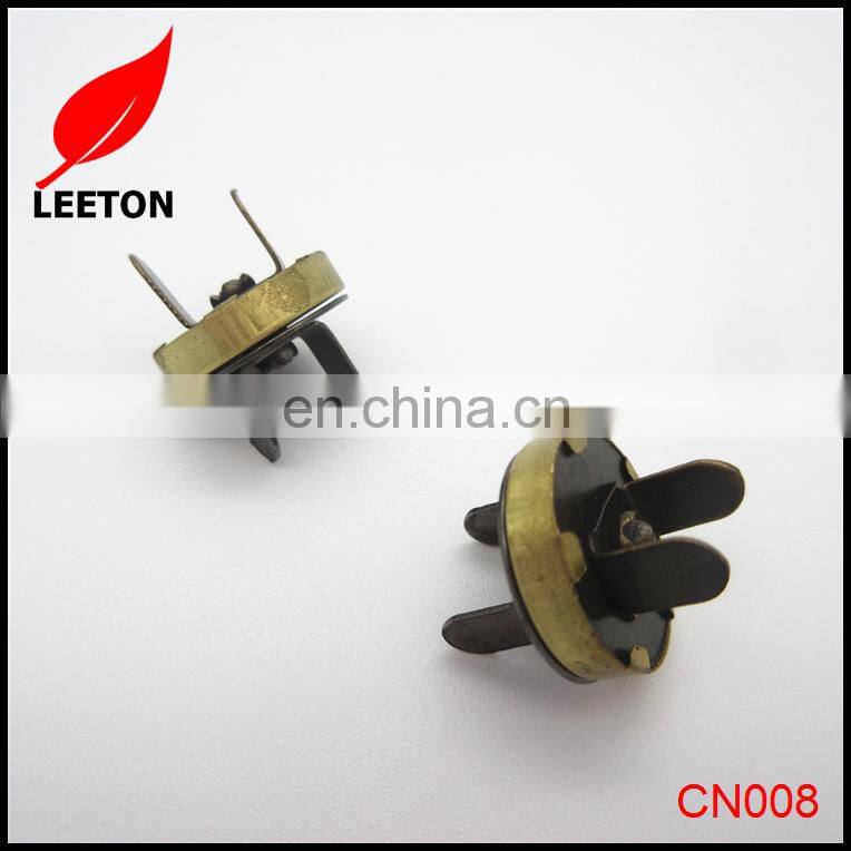 China supply 14mm anti-brass magnetic snap fastener for bag