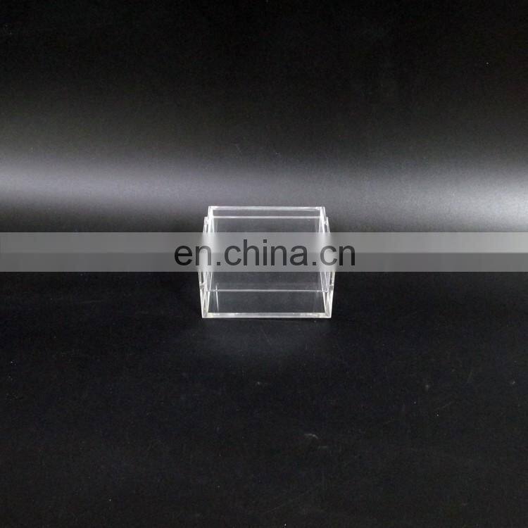 Custom design acrylic plastic high profile transparent jewelry display box gift box