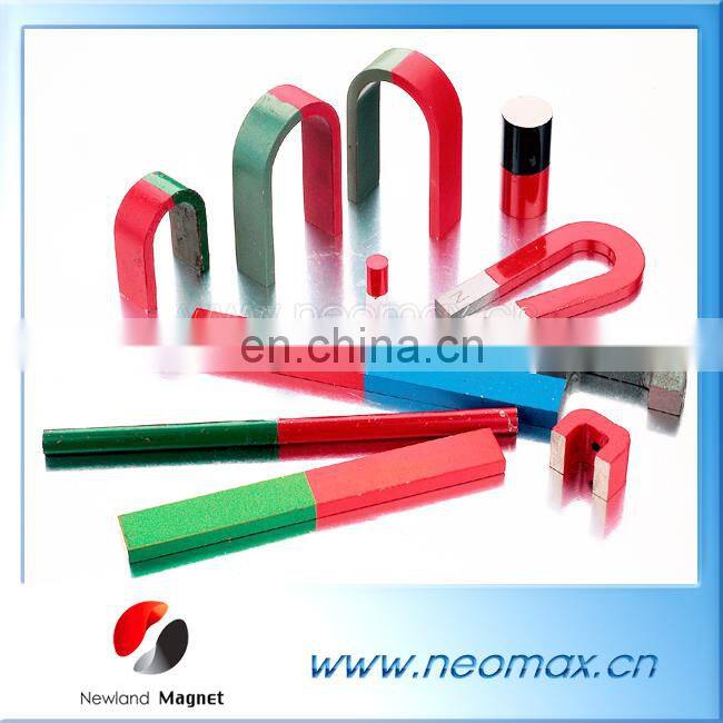 Customized all kinds of U shape and bar AlNiCo magnets for hot sale