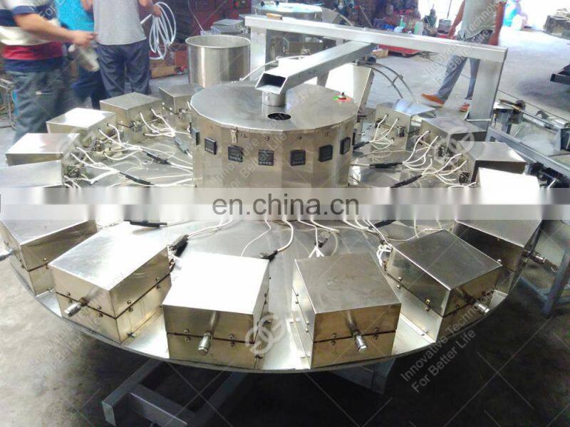 Popular Industrial Waffle Bowl Cup Ice Cream Cone Making Machine Price Rolled Sugar Cone Machine For Sale