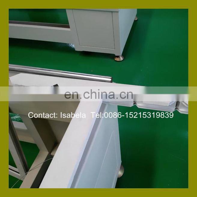 UPVC V corner welding cleaning machine for UPVC window door production line