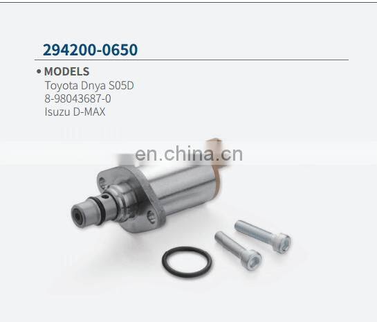 Suction control valve 294200-0650 SCV 8-98043687-0 for sale 8980436870