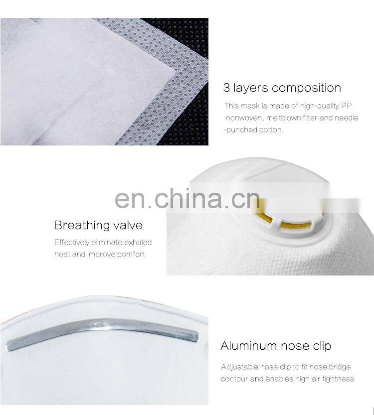 For Adults Unisex Particulate Respirator Disposable Dust Mask 8210