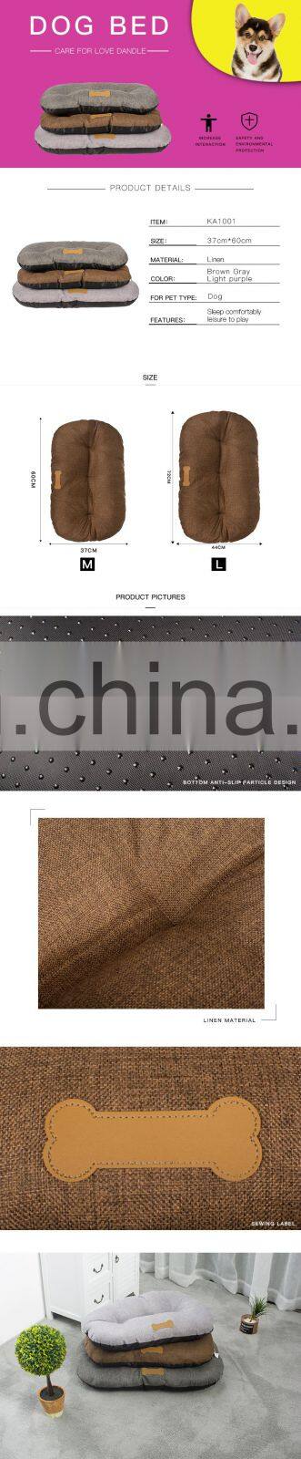 High Quality Modern Natual China Luxury Extra Large Faux Fur Hot Grey Cheap Small Pet Dog Cat Sofa Bed For Dog