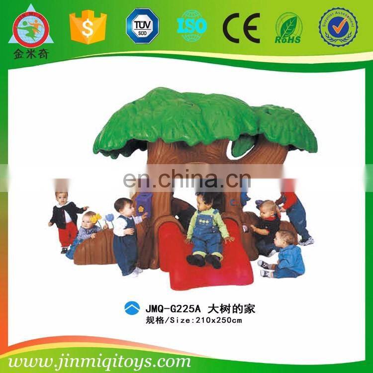 Commercial kids outdoor playground,wooden playhouse for children