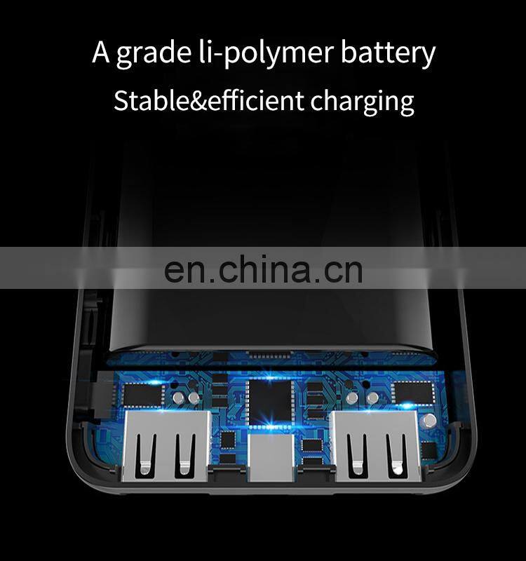 2019 Ultra-Compact Portable Charger Power Bank External Battery, Built In Cable, Ultra-Slim and Light, High-Speed Charging