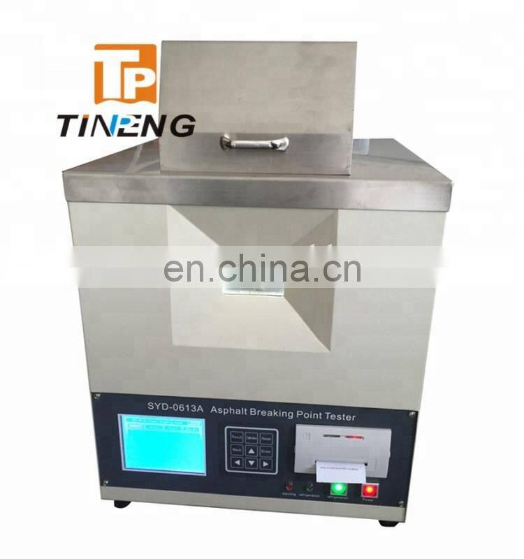 Automatic asphalt breaking point tester (FRAASS method)
