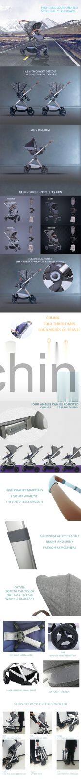 Single stroller baby jogging strollers baby stroller with car seat