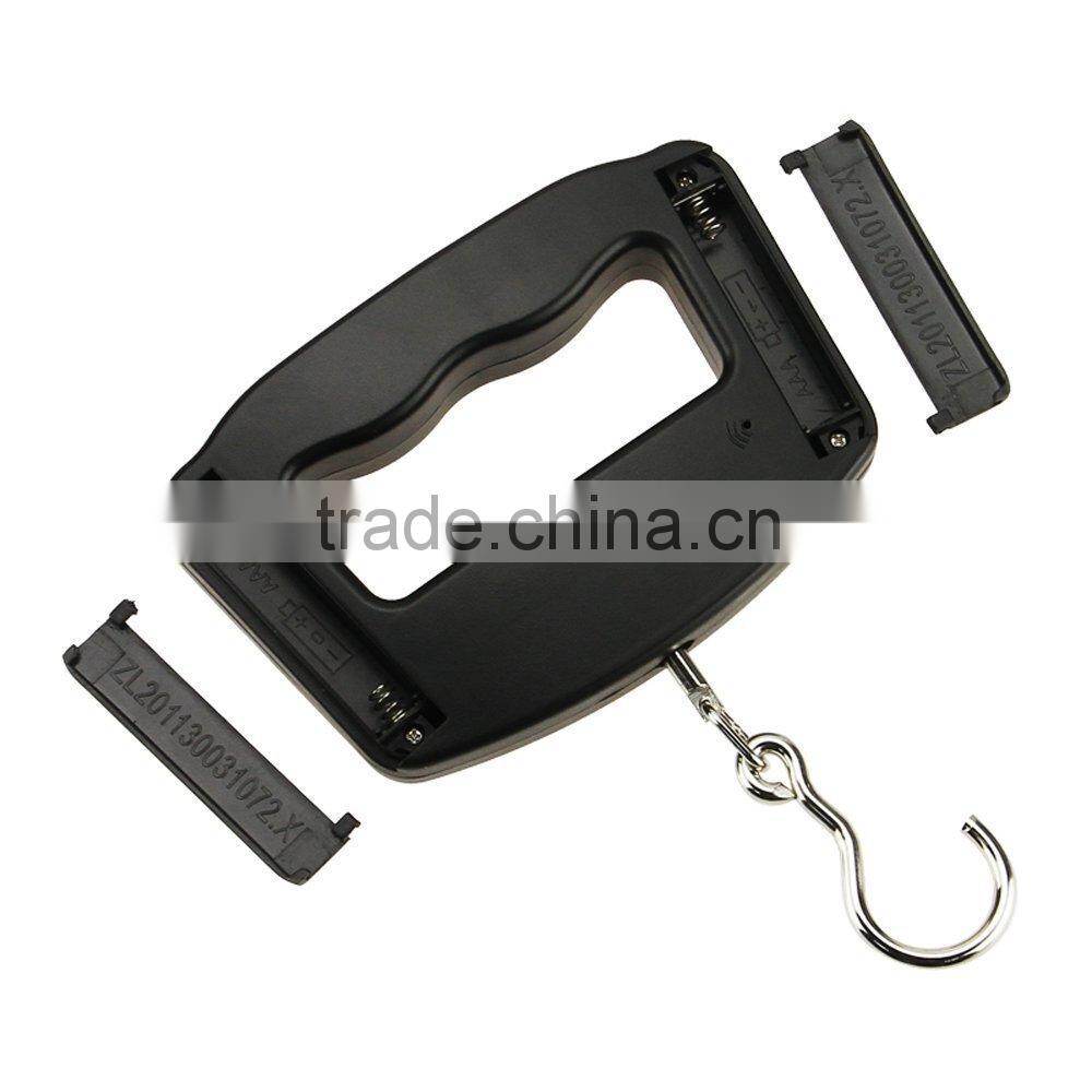 50kg/10g Portable LCD Digital Fish Hanging Luggage Weight Electronic Hook Scale