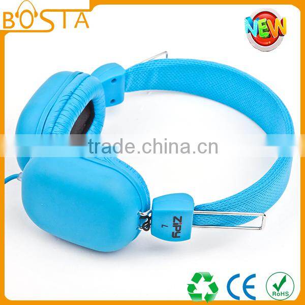 Promotional funny fancy stereo mega bass effect headphone with cool design