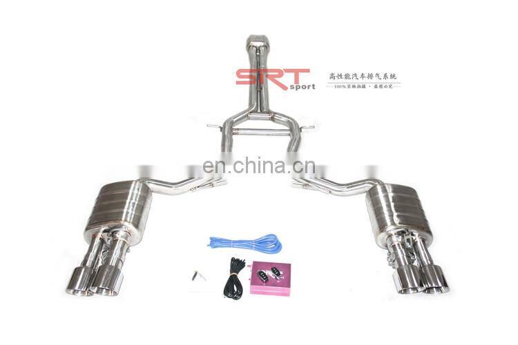Exhaust Pipe for Porsche Panamera titanium exhaust catback with quad double tip