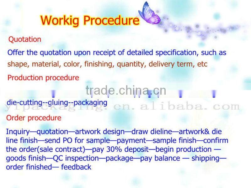 China mnufaturer hot stmping printing folding cardboard game card box