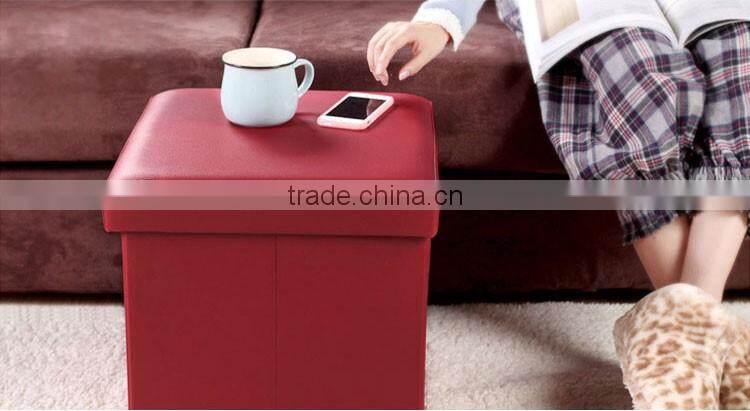 Home Docor Soft Handle Sturdy Storage Ottoman