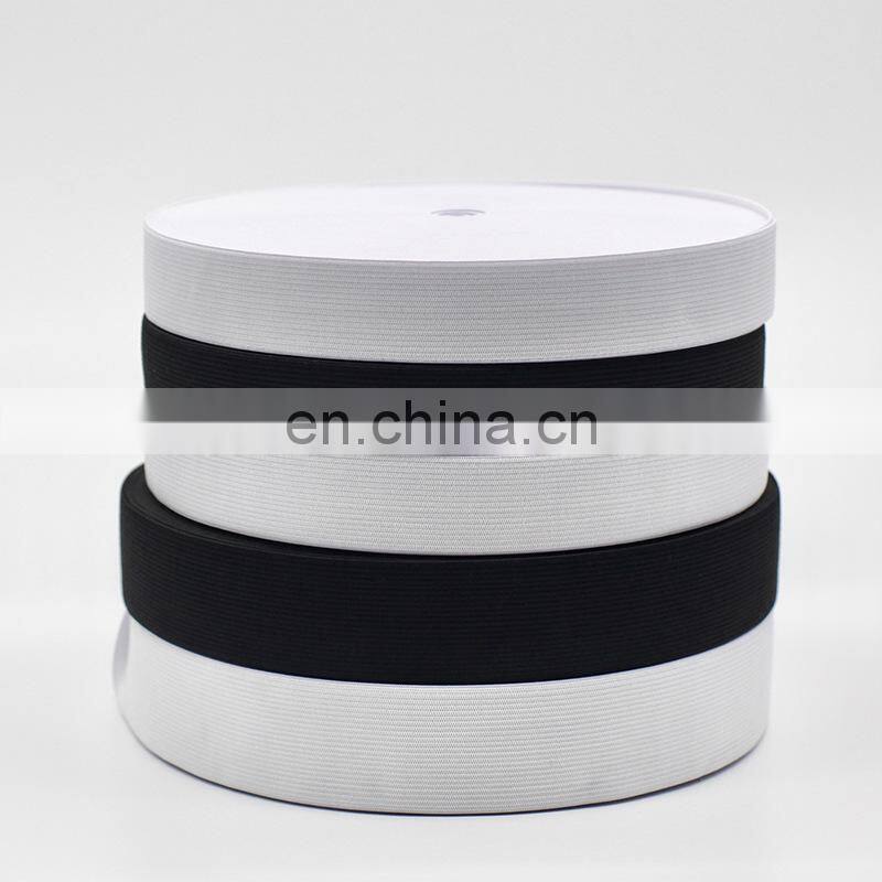 Rolls Waist Wig Underwear White Knitted Custom Elastic Bands For Clothes