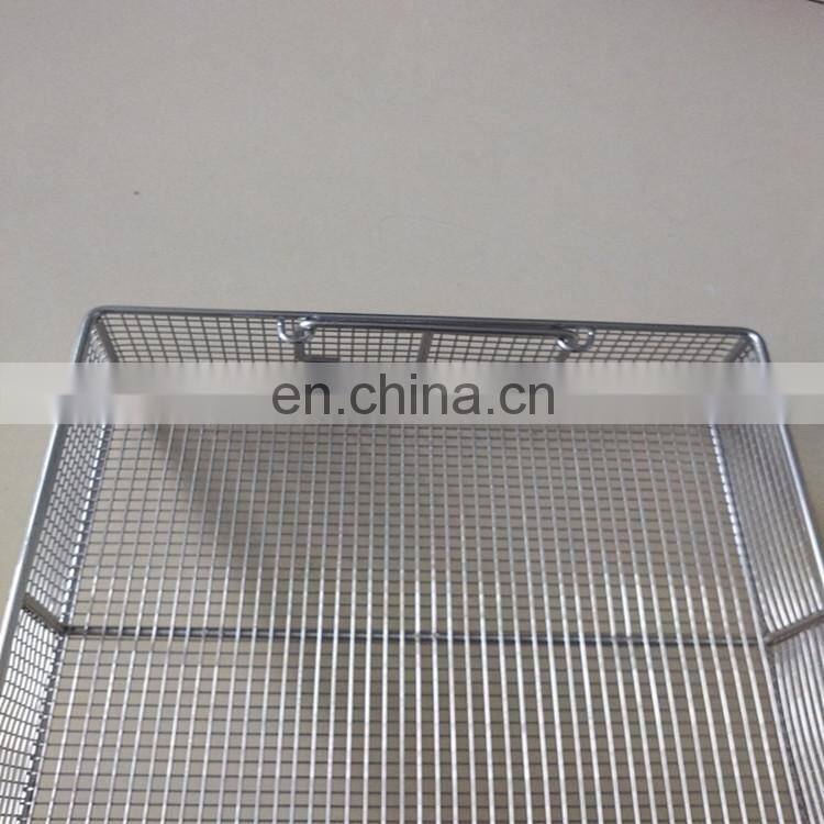stainless steel wire mesh washing basket metal basket strainer