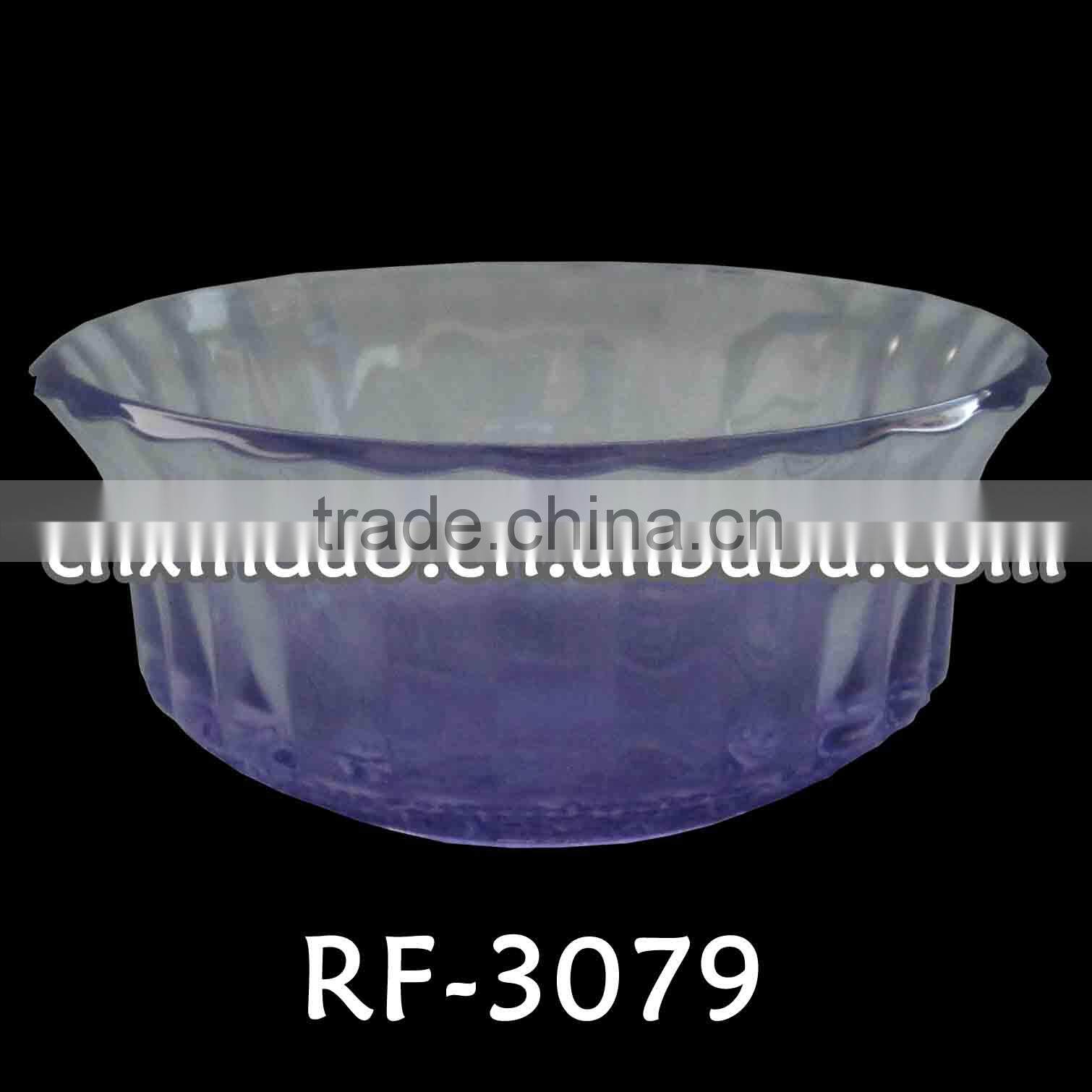 Colored Glass Fruit Bowls with Round Shape for Daily Use for Promotional Bowls
