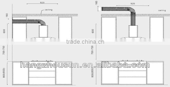 new style wall mounted range hood