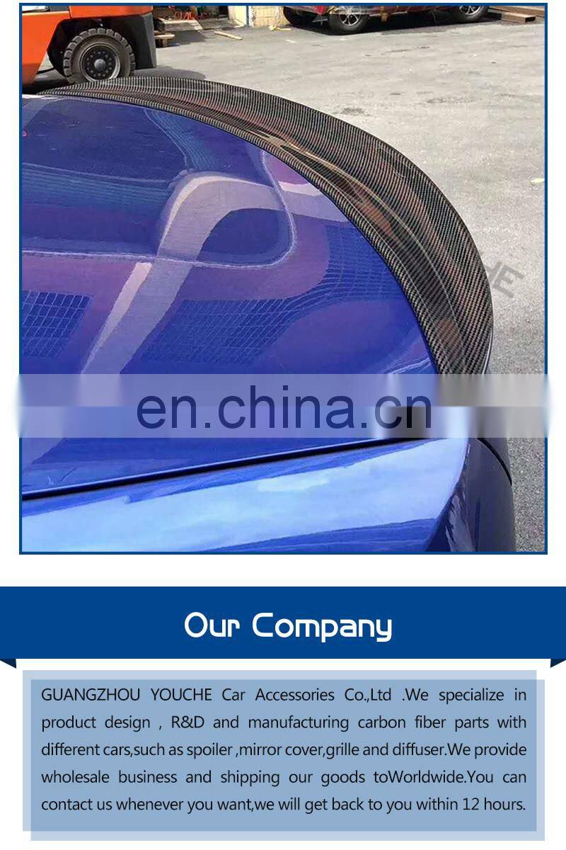 Carbon Fiber Rear Spoiler Boot Wings For BMW 3 Series G20 320i 330i Spoiler 2019-2020 P&PSM&M4&M3 Style