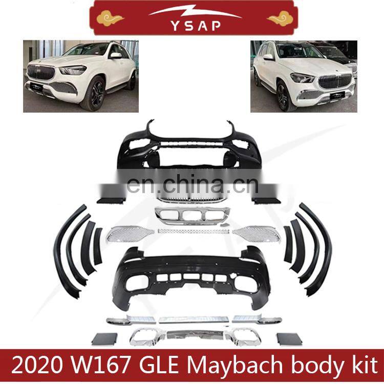 Factory price GLE Maybach style body kit for 20-21 W167 GLE kit