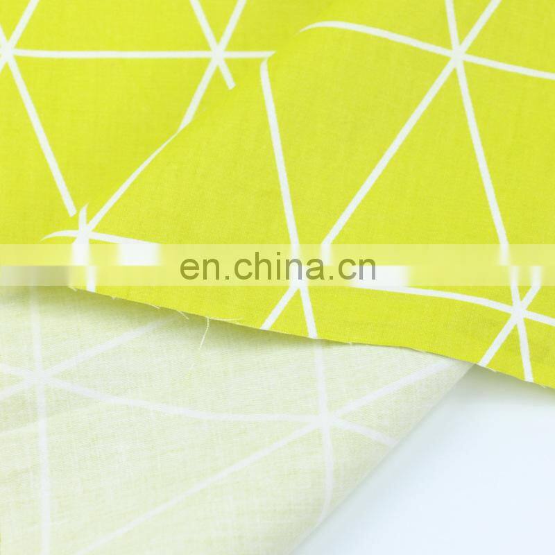 Geometric triangle printed cloth children's cotton cloth home textile bedding tablecloth pillow cotton fabric
