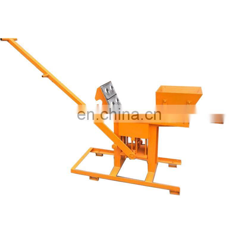 2019 Newest Low Price Eco Brava Interlocking Hand Operated Brick Machine Price