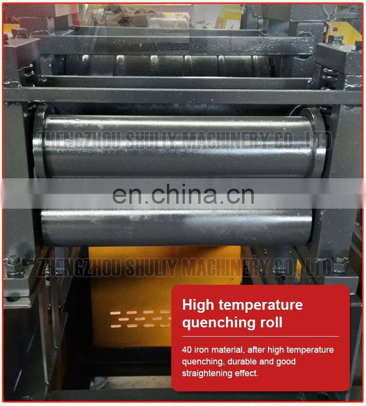 High quality small scrap rebar straightening machine for sale