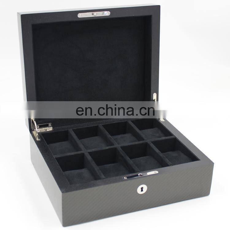 custom fancy gift fashion carbon fiber luxury wholes varnish expensive best quality wooden watch box