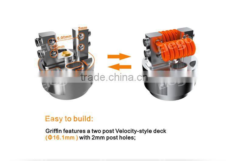 2016 Newest Geekvape Griffin 25 mini RTA tank 3ML Griffin 25 mini elego wholesale