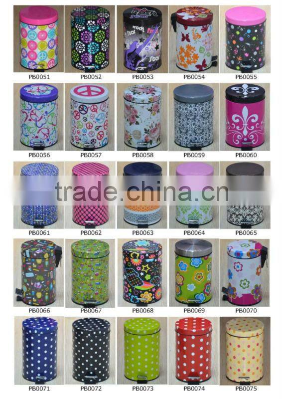 exterior foot control garbage bin trash can waste bin