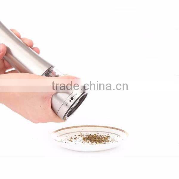 Factory supply Adjustable Manual Stainless Steel Salt and Pepper Grinder (Pepper Mill)