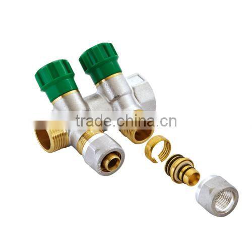 HR1040 factory manufacture forged brass water pex pipe manifold