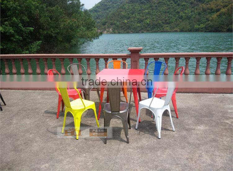 cheaper price stackable simple design metal dining chair parts