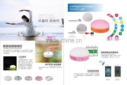 OE-1602 TF card connection changeable multi-coloured light Beautiful mini bluetooth speaker