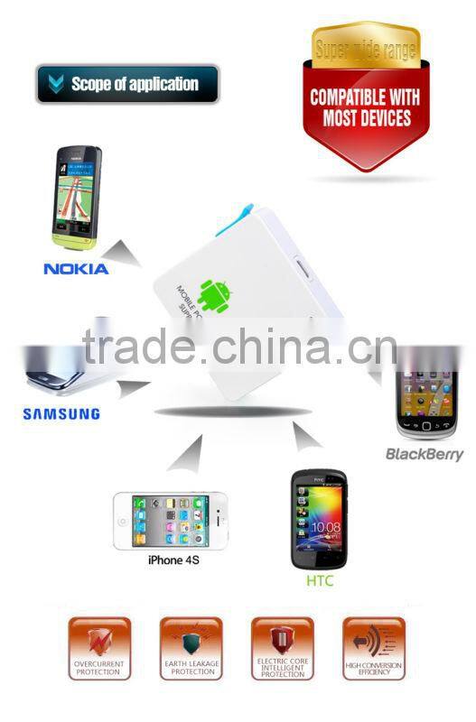 Mobile Rechargeable Power Source MP001-Light and Small Easy to carry work for Android Phone/Windows Phone/Linux phone/OS phone