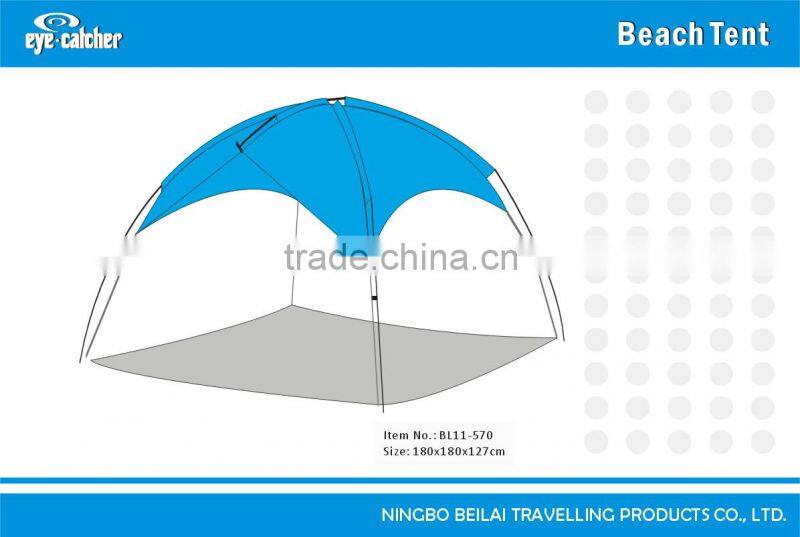 Pop up camping beach tent and beach sun shelter New Model for 5 persons