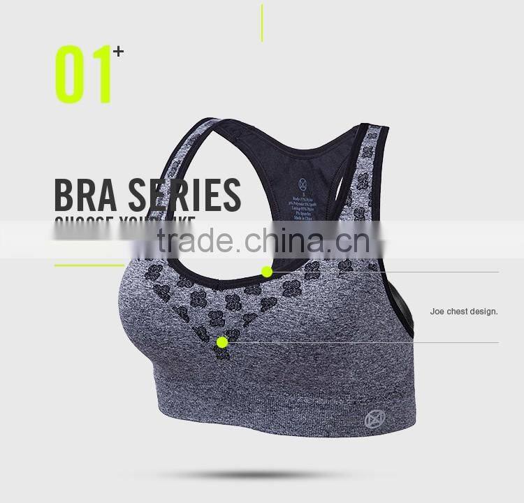 New products 2016 Fitness Stretch Workout Tank Top , Fitness Yoga Bra ,Padded Sport Bra
