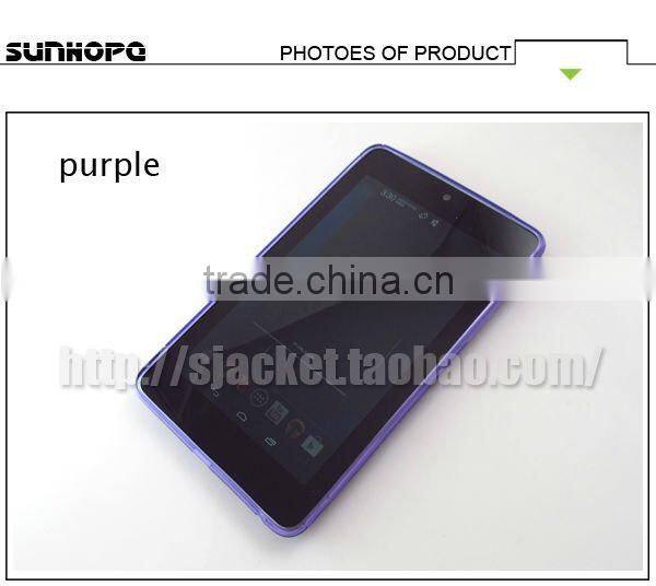 s line Tpu Gel soft pad case for google nexus 7