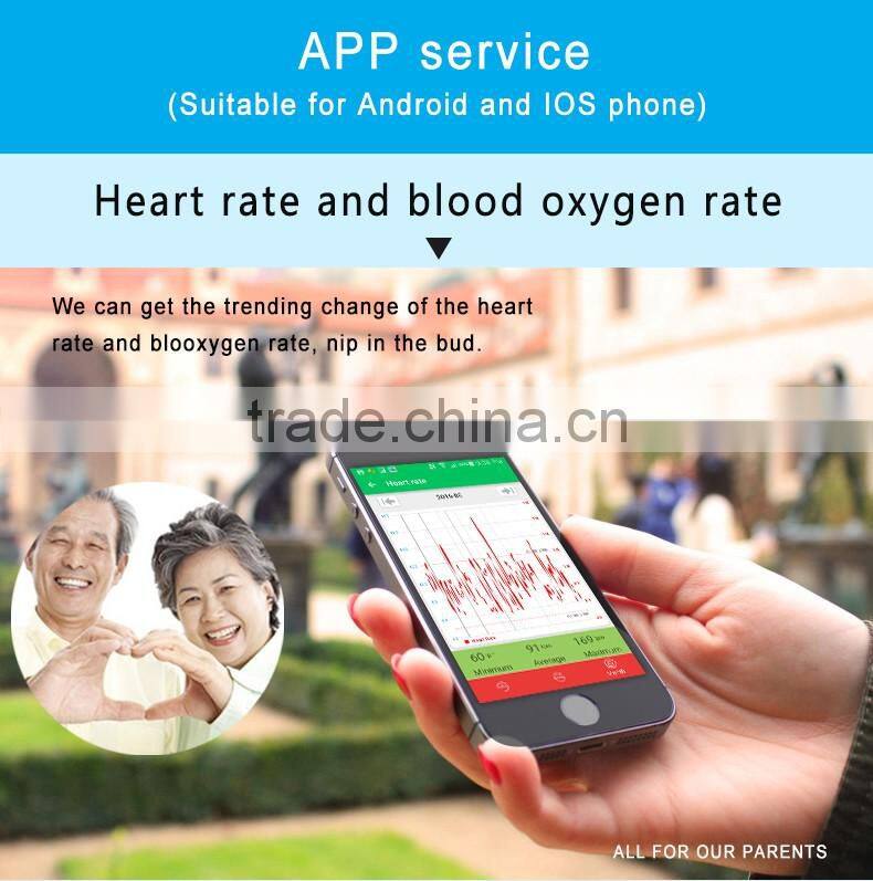 Health mobile phone with heart rate and blood oxygen monitor mobile phone display