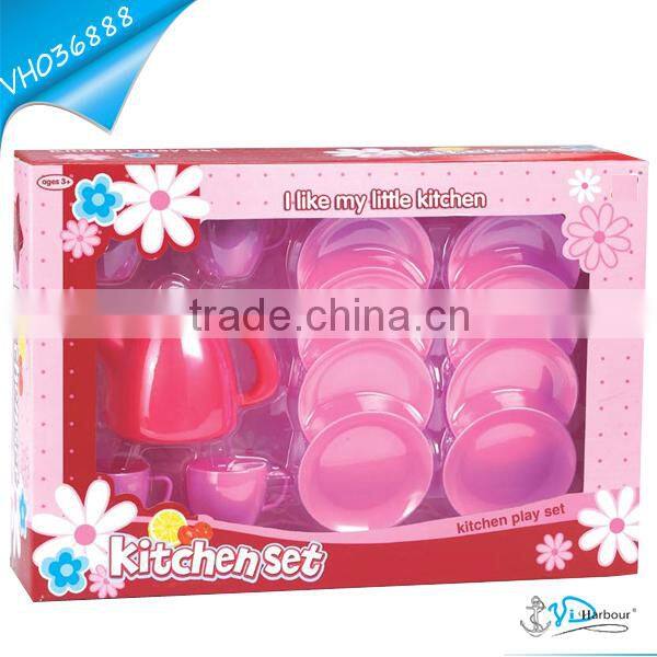 Kitchen Tea Pot With Cup And Saucer Toy Set