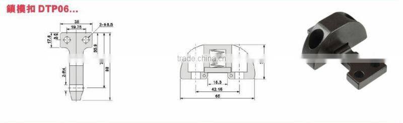Slide lock for plastic mold DTP06