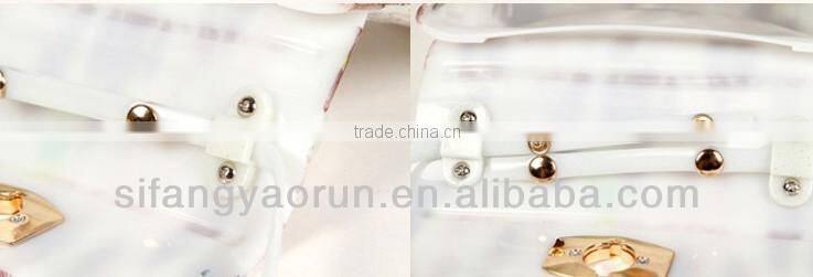 Fancy flower design hotsale fashionable small ladies handbag