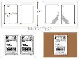 direct factory price art paper label logistics label