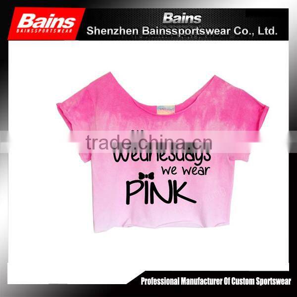 custom crop top&top crop&sports crop top